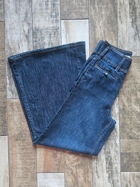 PILCRO Wide Leg Jeans | High Rise Trouser Denim | Size 27 | EUC